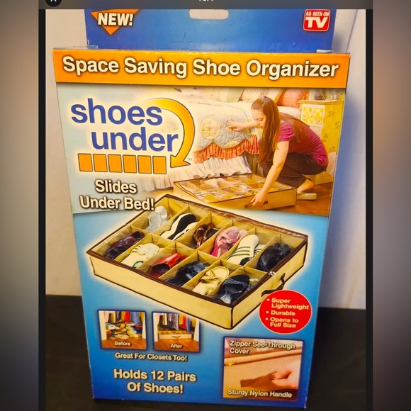 Shoes Under Bed Storage - Picture 1 of 4
